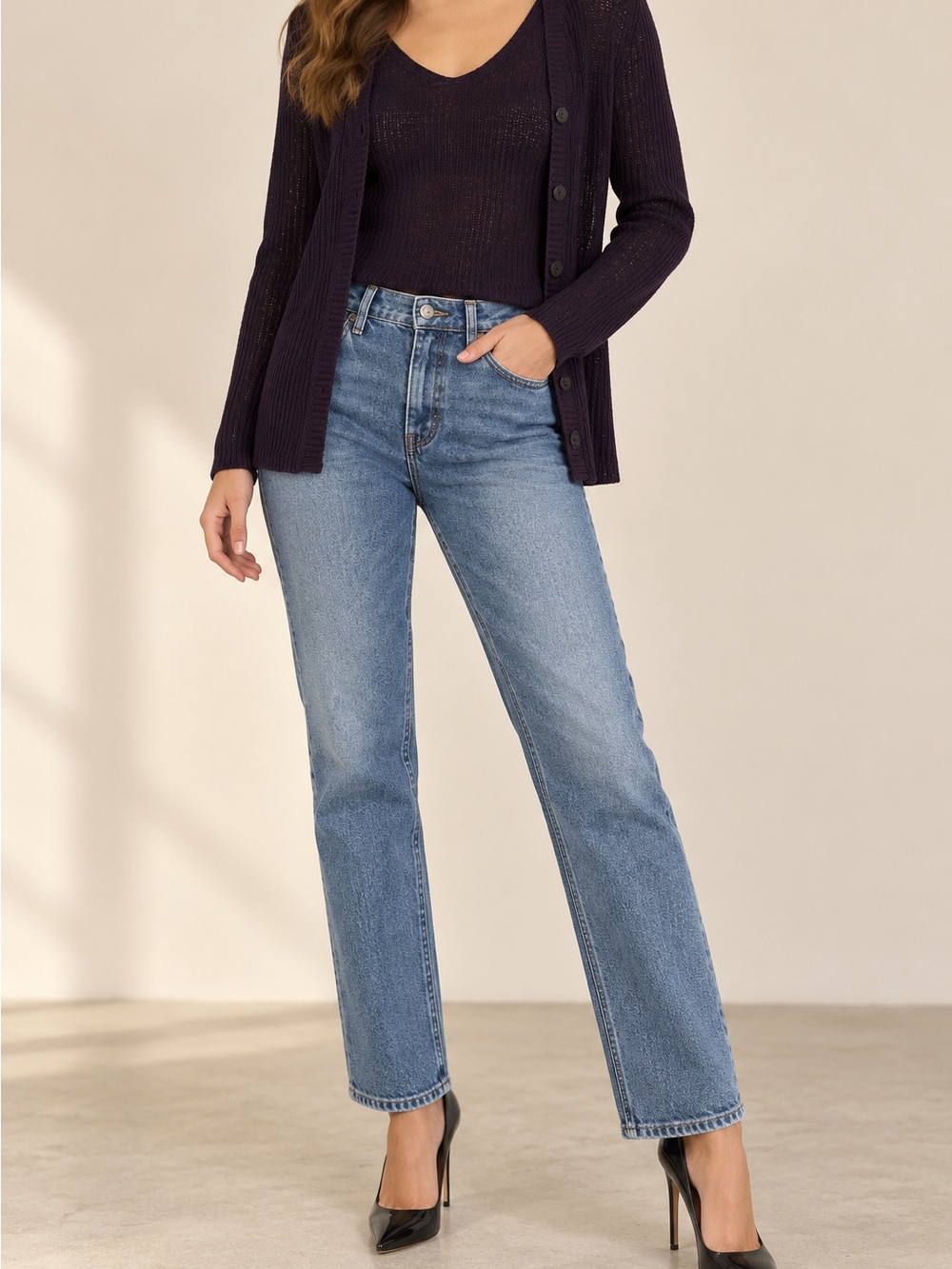 Dana Buchman Petite Two-Piece Knit Set